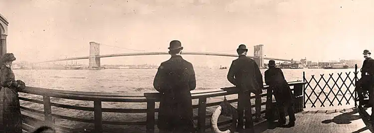 Une des premières photos panoramiques de l'histoire.